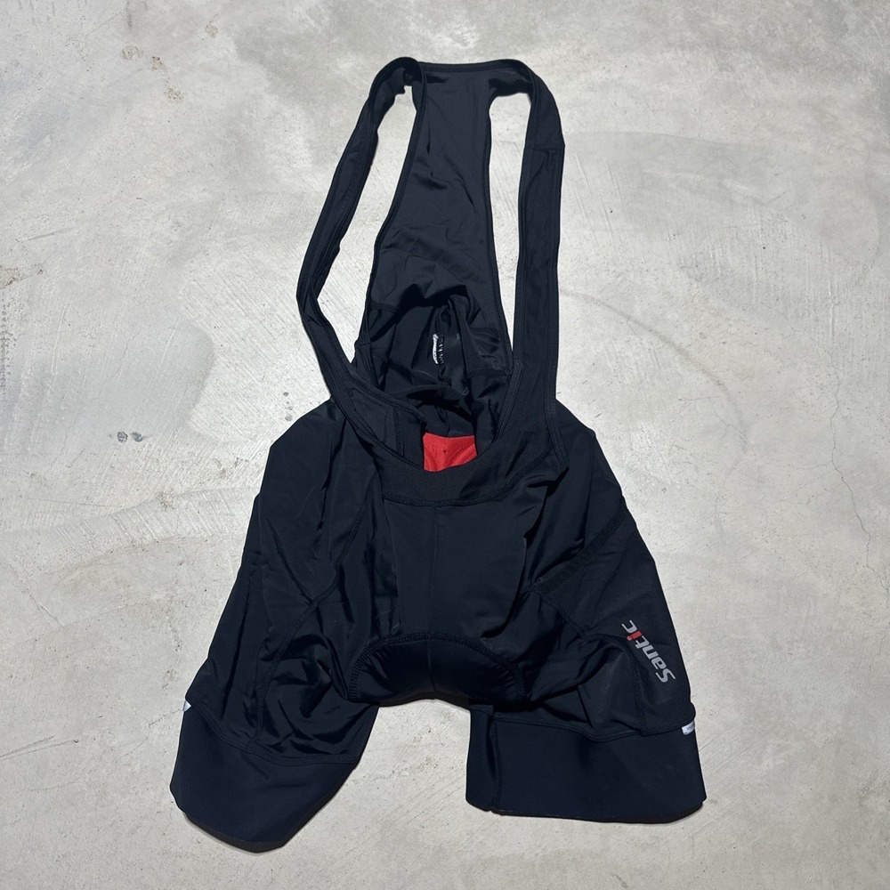 SANTIC CYCLING BICYCLE BIB SHORTS MEN'S SZ MEDIUM ROAD/MOUNTAIN BIKE SHORTS